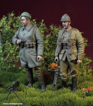 Chasseur de montagne "Chasseur Ardennais" et fantassin 