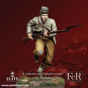 Soldat d'infanterie confédéré - 17e Alabama - Shiloh 1862 