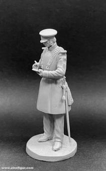 Officer of the Life-Guards Sapper Battalion in protective armament for sapper work, Russia 1815-16 