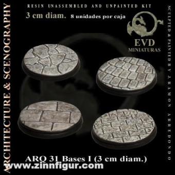Bases Set 1 - 30 mm Diameter 
