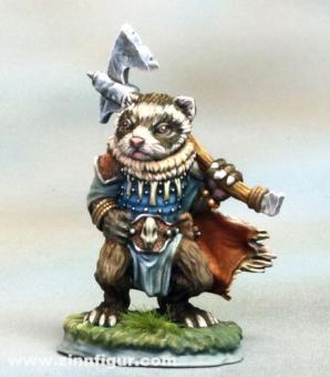 Ferret Warrior with Battle Axe 