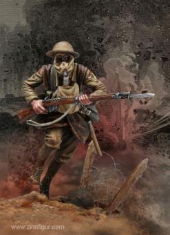 Infanterist im Sturm 