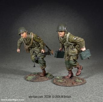 "Displacing" U.S. 101st Airborne M1919 Machine Gun Crew 
