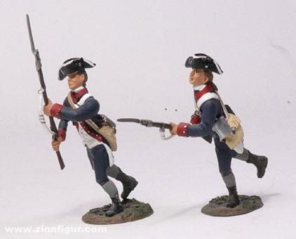 Zwei Continental Infanteristen stürmend 