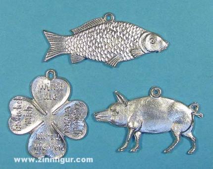 New Year's Eve lead figurines 