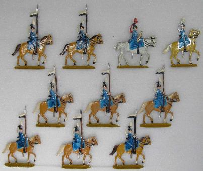 Guard Uhlans riding step 